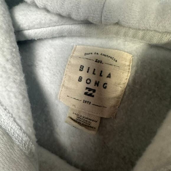 Billabong White Graphic Hoodie Size Large Y2K Surfwear 2000s Graphic Skater - Picture 5 of 7